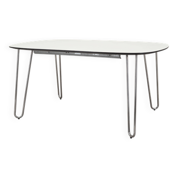White table, Italian design, 1990s, production: Italy