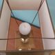 Lamp Le Dauphin in Plexiglas and brass from the 70