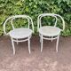Ancienne paire de chaises italienne Salvatore Leone