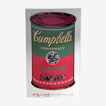 Poster Andy Warhol Campbells Tomato soup 100 x 60 cm