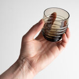 Ensemble carafe et verres fumés