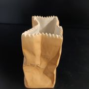 Paper Bag Ceramic Vase by Tapio Wirkkala for Rosenthal