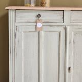 Vintage Parisian buffet with patina in solid wood | Léonie