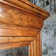 Antique French Louis Philippe wardrobe / wardrobe – elm and oak, mirrored door, 19th century