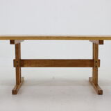 1960s shaker solid oak wood coffeetable, Denmark