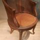 Fauteuil de burreau canné style Louis XV