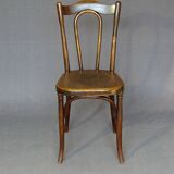 Bistro chair by fischel n°103 circa 1915 wooden seat