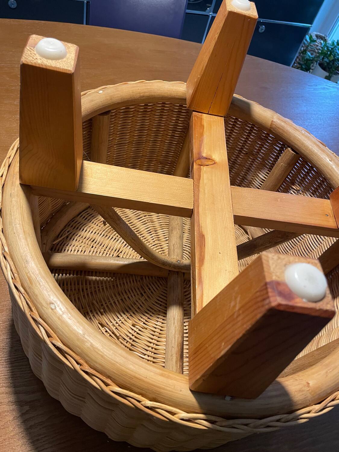 IKEA Dalby rattan stool