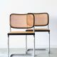2 vintage Cesca B32 chairs stamped Gavina, M. Breuer, 1960s 1970s