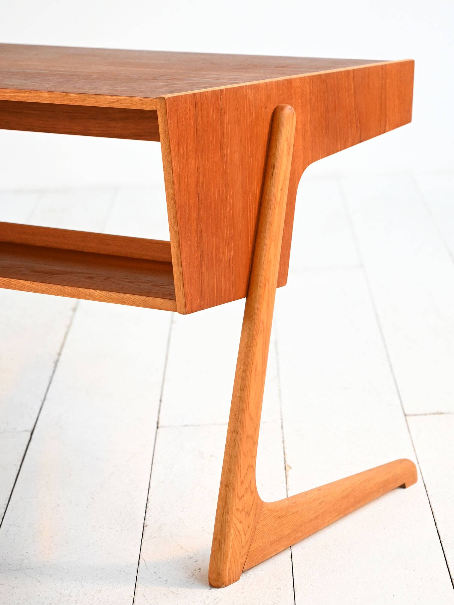 Bureau "Scribo" en teck et chêne scandinave des années 1960