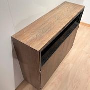 Art Deco Office Cabinet in Limed Oak from De Coene, 1935