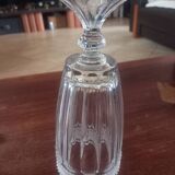 White crystal vase