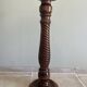 Twisted wooden stool