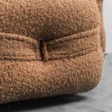 Poltrona in bouclé anni ’70 vintage modernariato