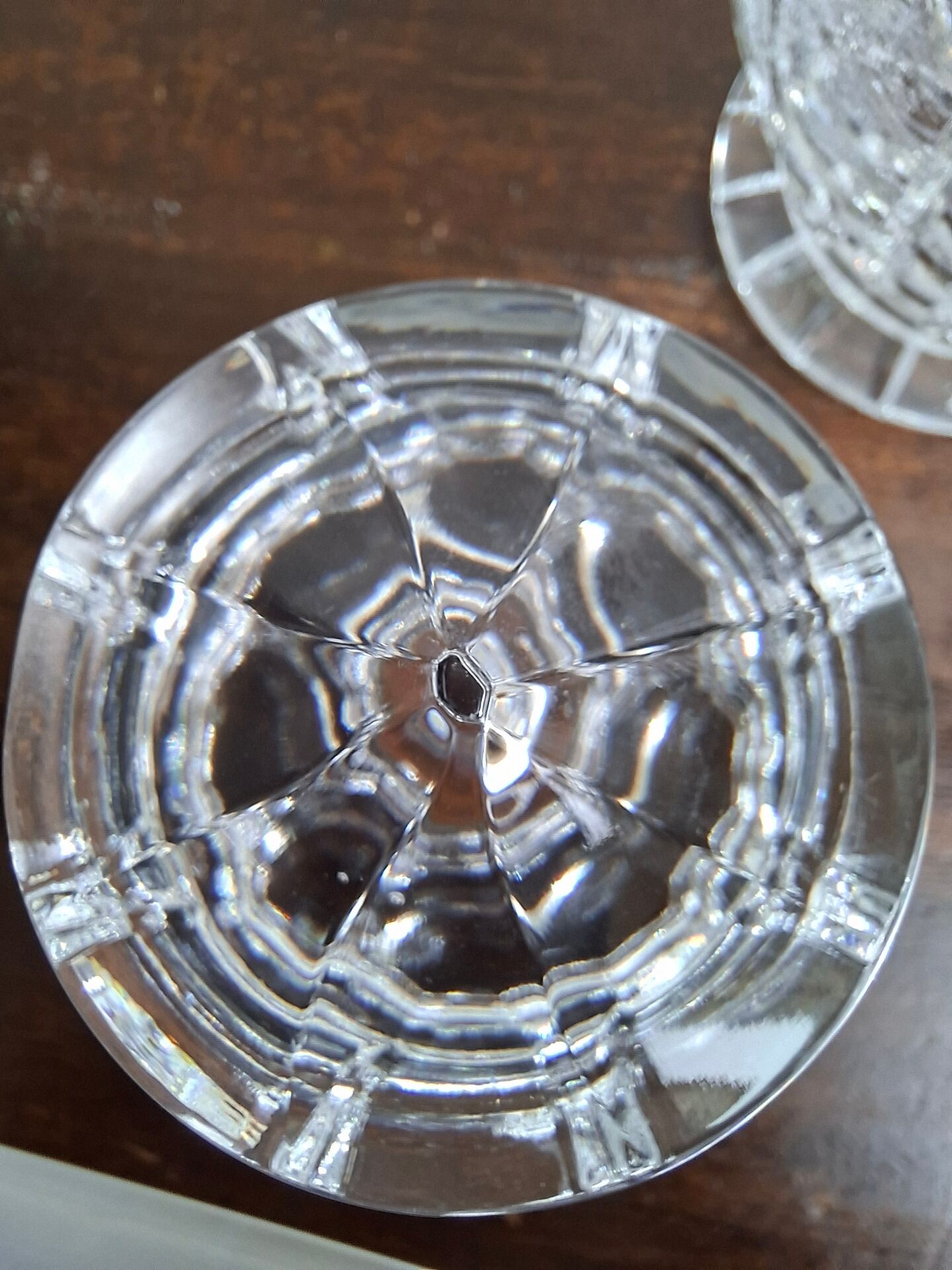 carafe aiguière  Estampillée Cristallerie De Lorrai