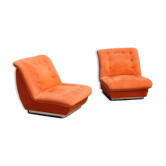 Paire de fauteuils des années 70