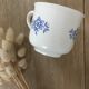 Paire de tasses fleuries