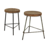 Pair of stools down Pierre Jeanneret