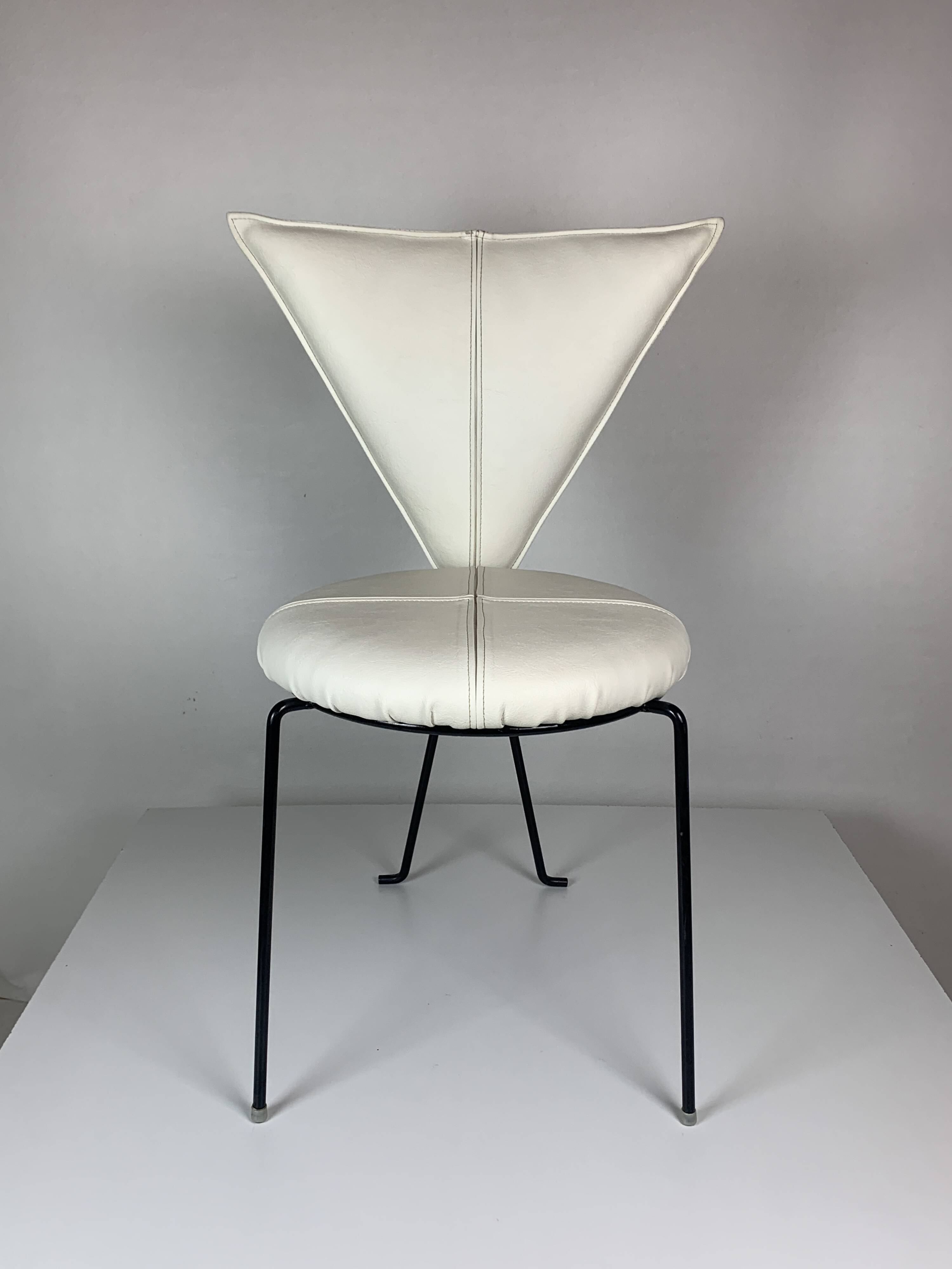 Set of 8 and one post modern dining chairs, 1980s by Lübke