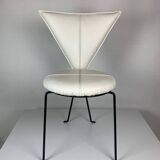 Set of 8 and one post modern dining chairs, 1980s by Lübke
