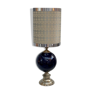 Lampe seventies bleu