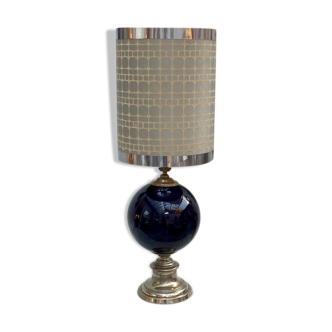 Lampe seventies bleu indigo