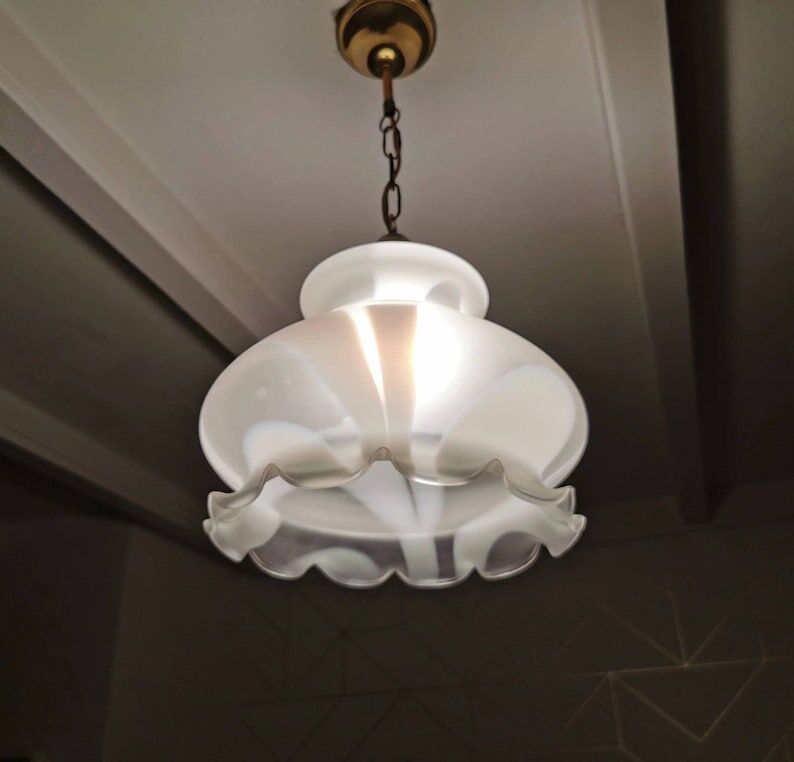 French glass suspension from the 1970s