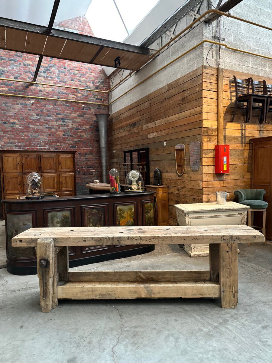 Very large workbench from the early 20th century.