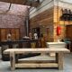 Very large workbench from the early 20th century.