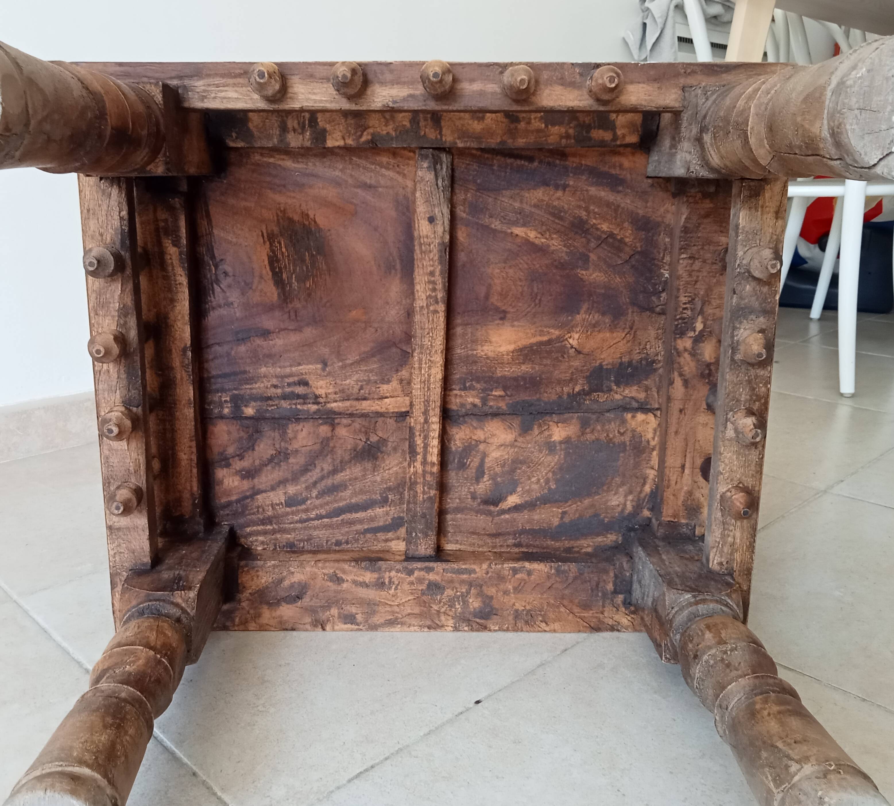 Fauteuil Ancien Pidha Rajasthan XIXeme en Palissandre