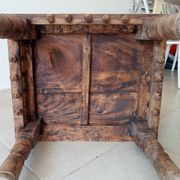 Antique Pidha Armchair from Rajasthan, 19th Century in Rosewood