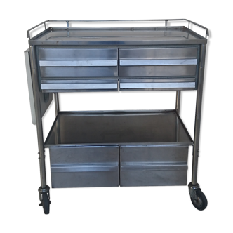 Vintage rolling stainless steel dessert