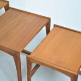 Gplan teak trundle table 1970