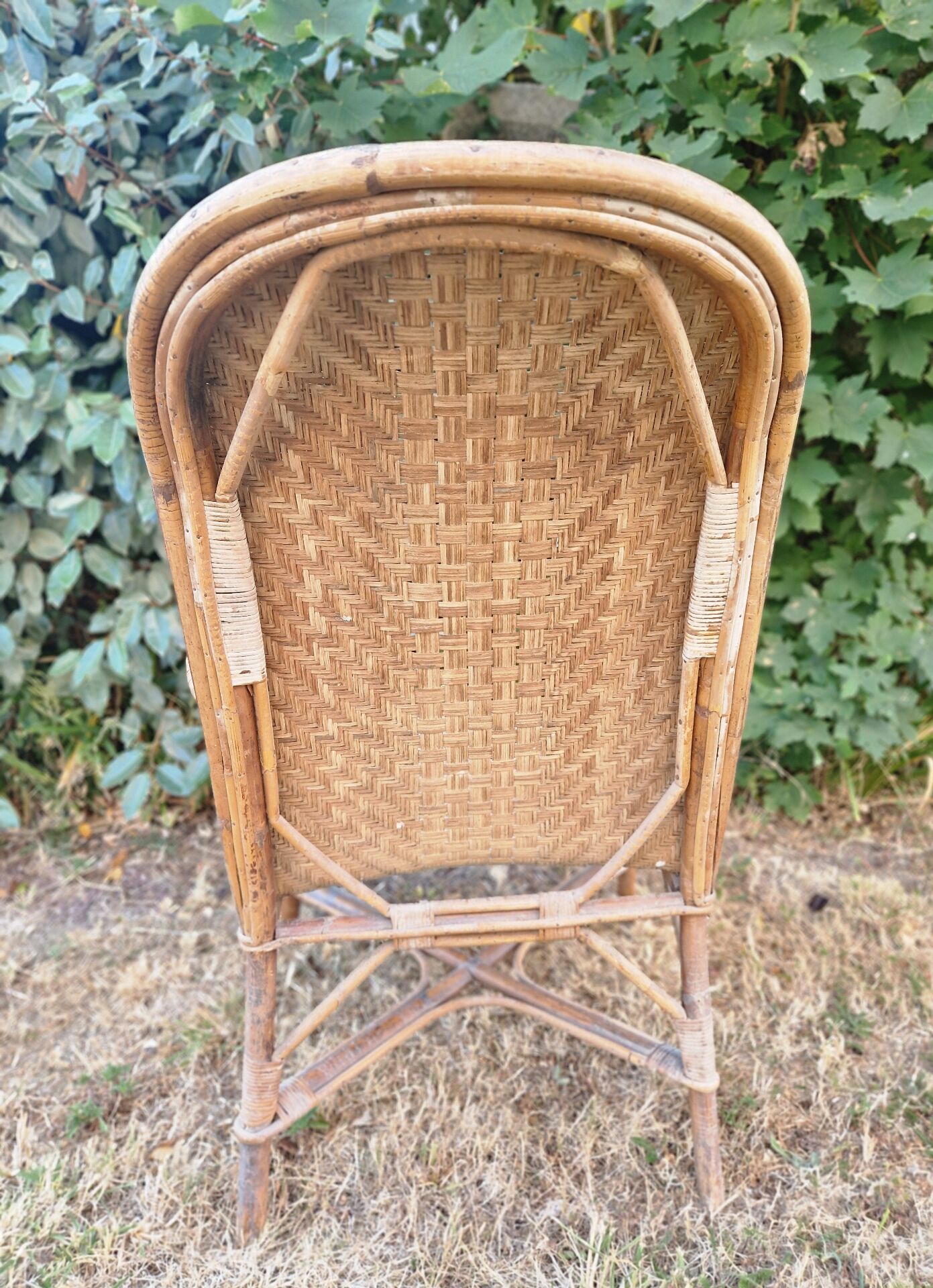 Art Deco Riviera rattan armchair