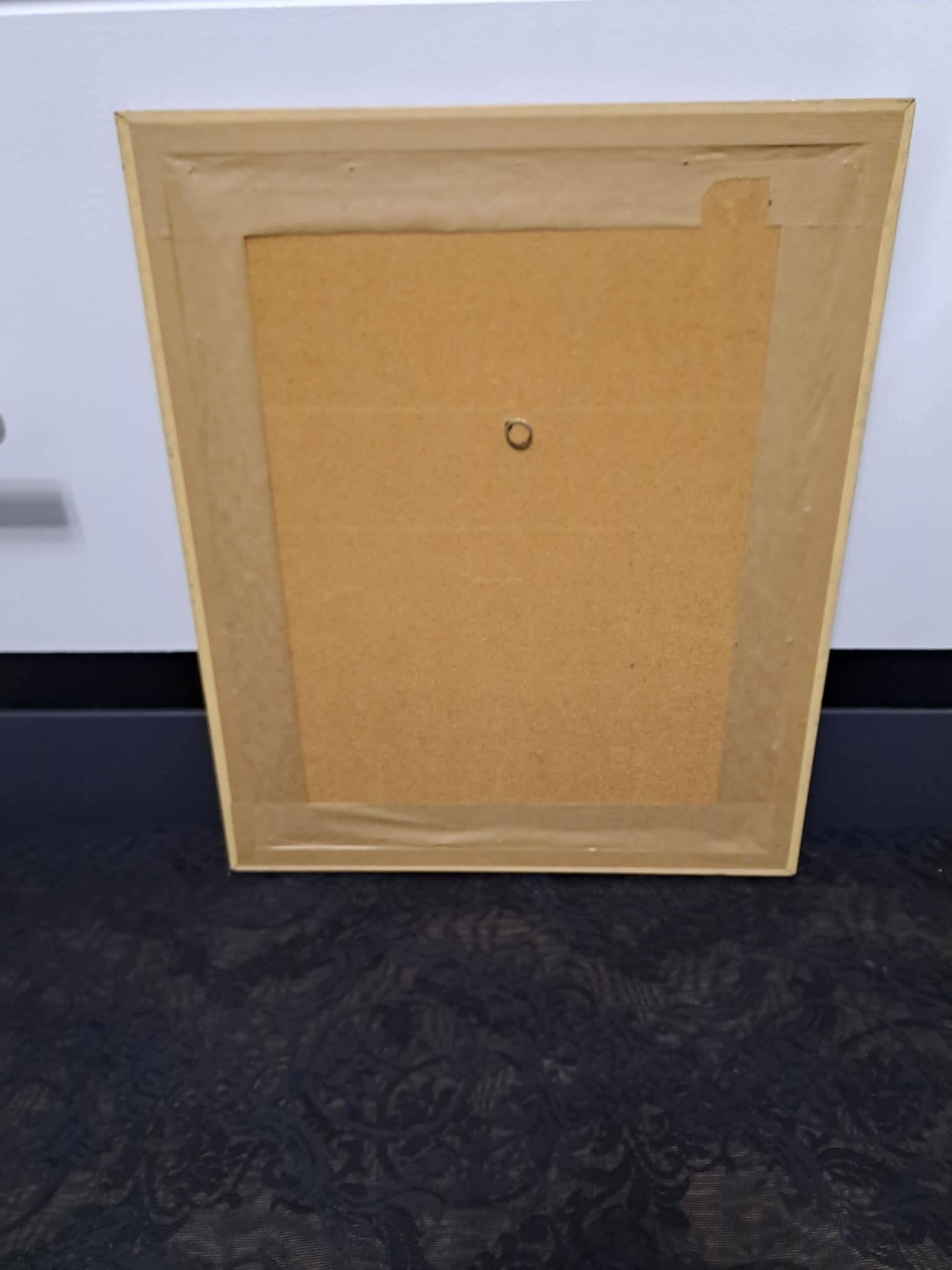 Fashion sketch under frame