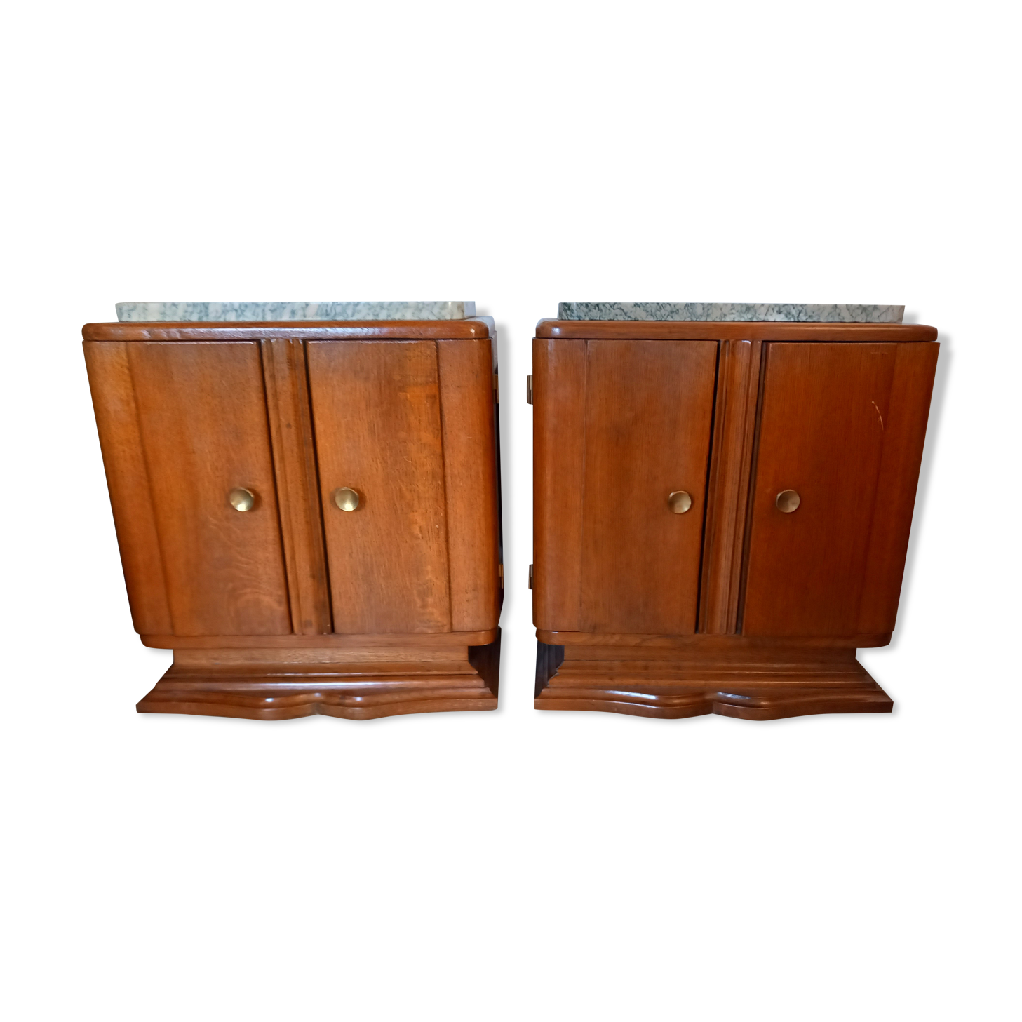 Pair of art deco bedside tables