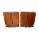 Pair of art deco bedside tables
