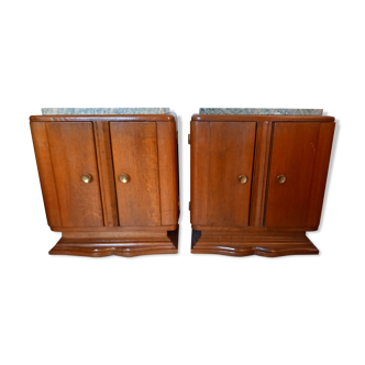 Paire chevets art déco