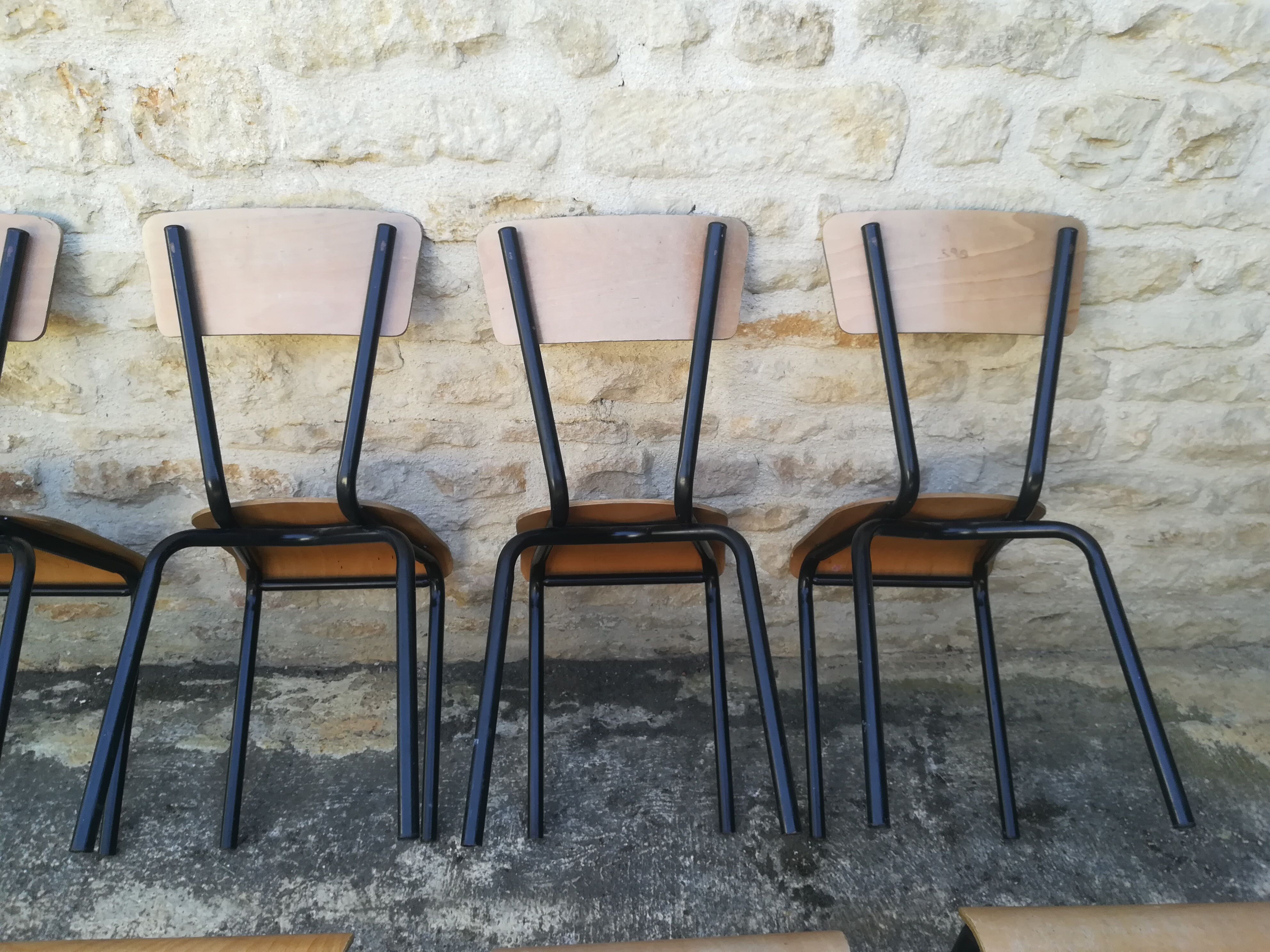 Vintage school chairs