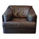 Niels Eilersen leather lounge chair, 1960s