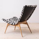 Lounge Chair by Miroslav Navratil, 1959, Reupholstered in Kvadrat Fabric