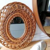 Rattan Mirror