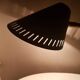 70s swan collar metal desk lamp