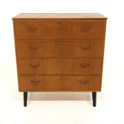 Scandinavian birch commode, Swedish modern, Sweden, 1950