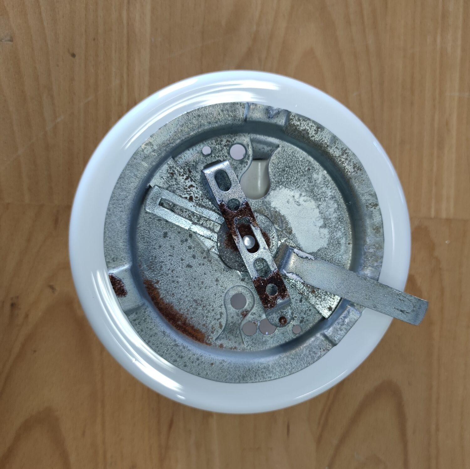 Opaline ceiling lamp