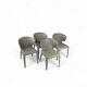 4 chairs “Hola 367” by Hannes Wettstein for Cassina