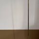 Lampadaire vintage, laiton massif et métal laqué crème, Italie 1970