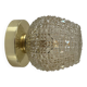Vintage glass globe wall light
