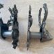 Pair of vintage deer head hooks