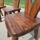 Lot de 3 chaises brutaliste Aranjou style olavi Hanninen